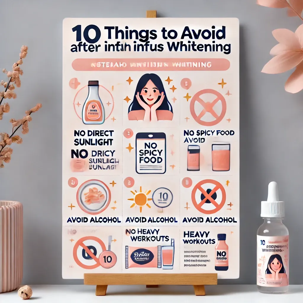 pantangan makan setelah infus whitening
