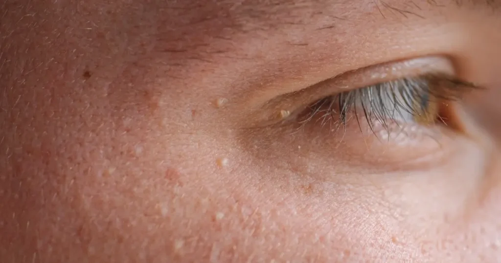 apakah milia bisa membesar