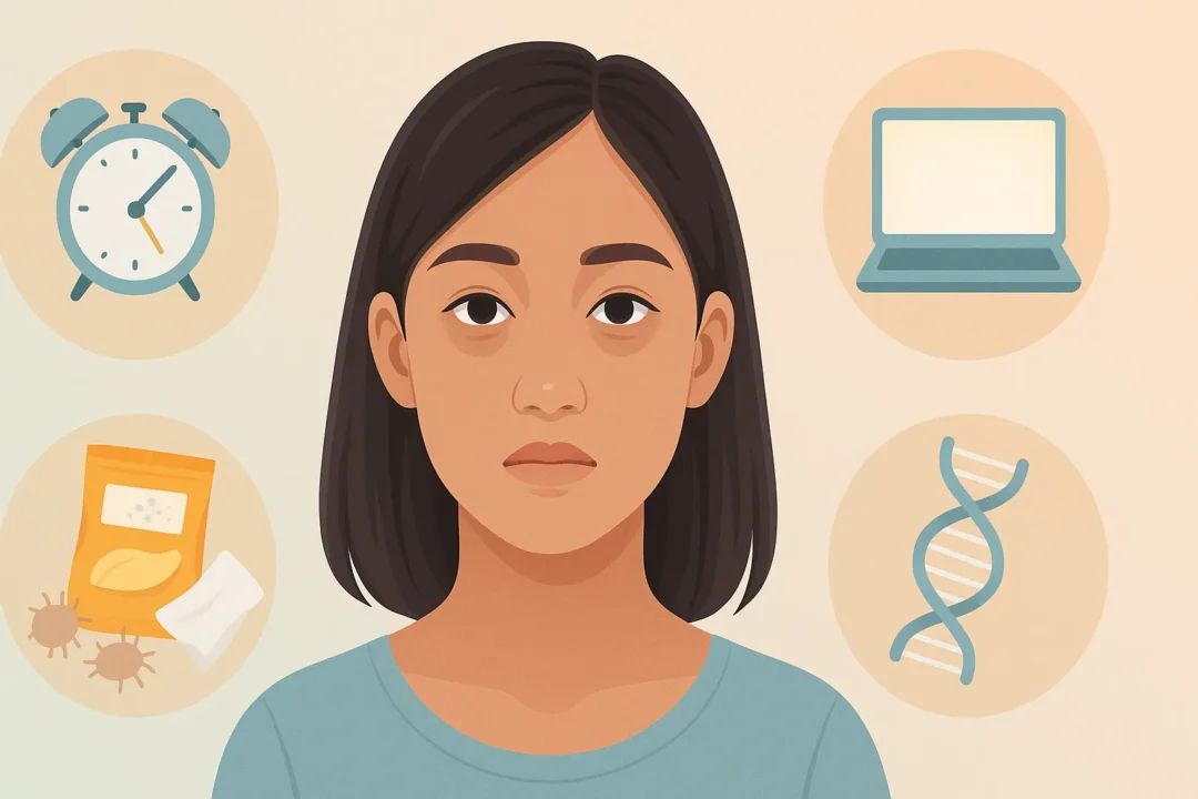 penyebab kantung mata sebelum umur 30