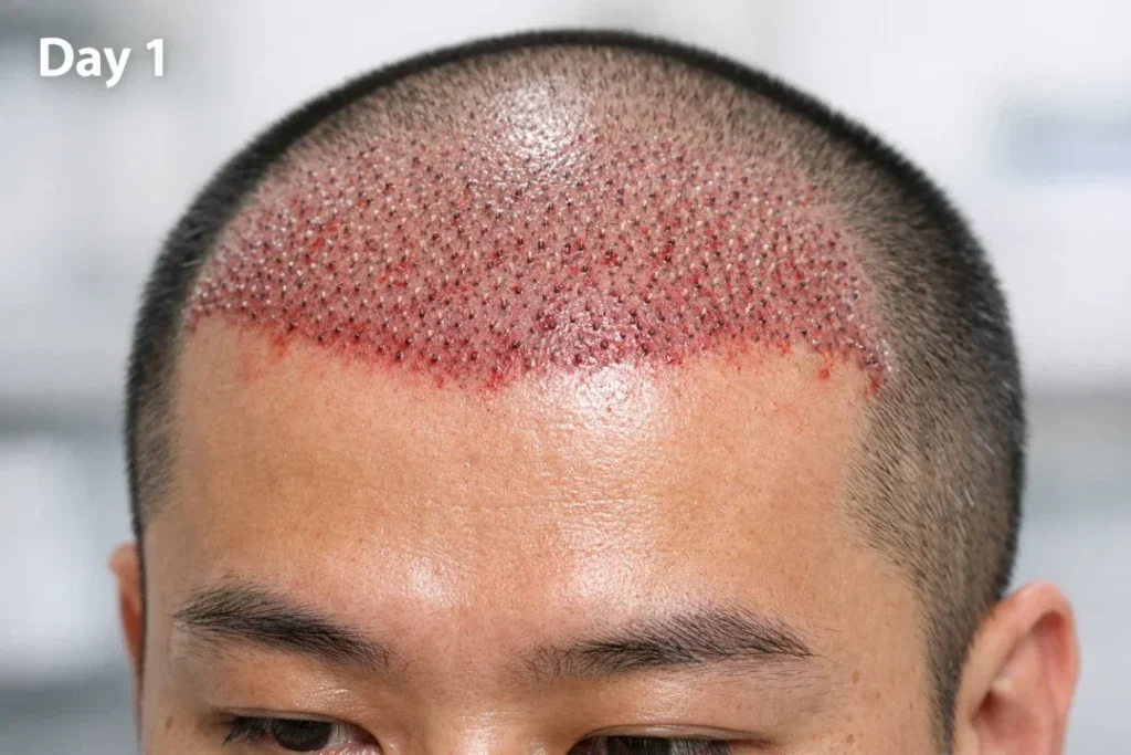 Pemulihan hair transplant