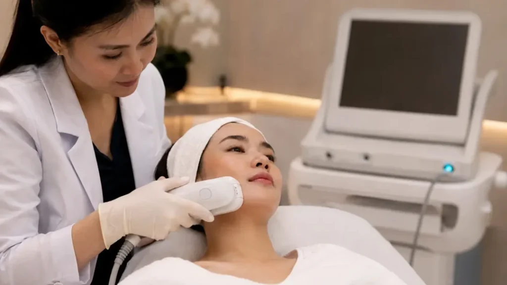 Perawatan Ultherapy Jakarta untuk area wajah dan garis rahang