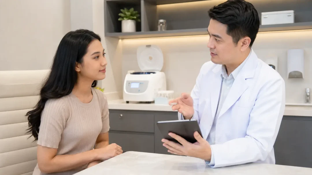 Konsultasi PRP platelet rich plasma untuk perawatan kulit dan rambut